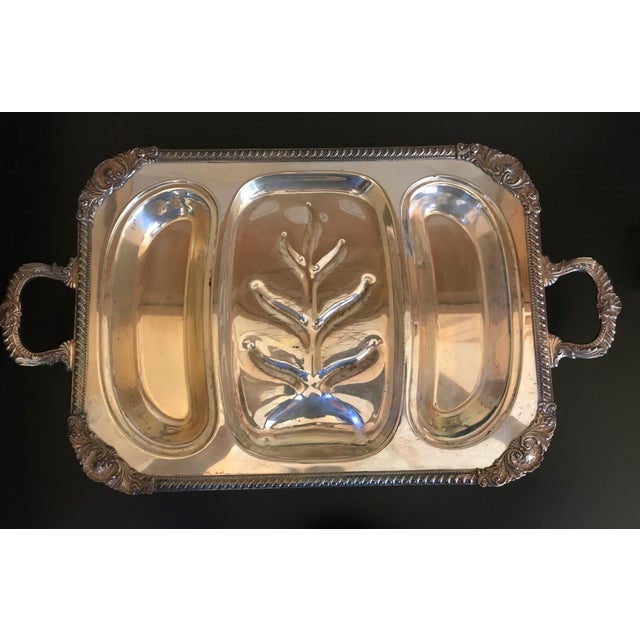 1940s 1940s Vintage Large Serving Tray For Sale - Image 5 of 6