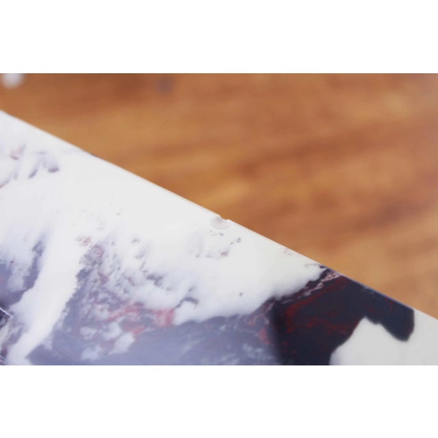 Resin & Marble Coffee Table, 1970s For Sale - Image 13 of 14