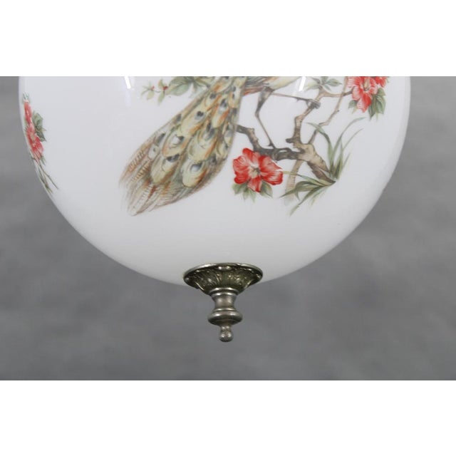 Vintage Glass Pendant Light, 1970s For Sale - Image 4 of 6