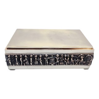 Vintage Industrial Copper Cigar Box, 1960s For Sale