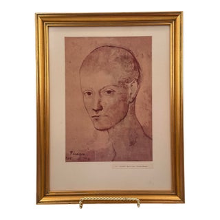 Framed Picasso Head of a Boy Cleveland Museum Issued Print For Sale