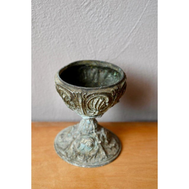 Antique Cast Iron Plant Pot For Sale - Image 5 of 6