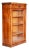 Biedermeier Display Bookcase, Walnut, Czech, 1830s For Sale