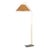 Mitzi Lauren 19.5 in. 1 Light Floor Lamp in Aged Brass and Texture Black Finish For Sale