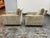 Natuzzi Natuzzi Editions Inside C245 Fabric Swivel Chairs, Pair For Sale - Image 4 of 12