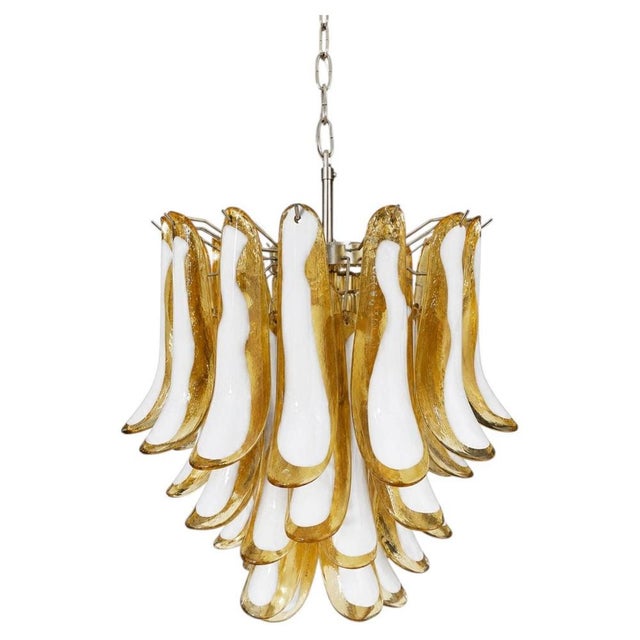 Italian Murano Chandeliers, 1970s, Set of 2 For Sale - Image 3 of 15