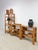 Vintage Modular Pine 4-Piece Shelf Unit Rustic Stackable Bookcase Organic Modern For Sale - Image 10 of 10