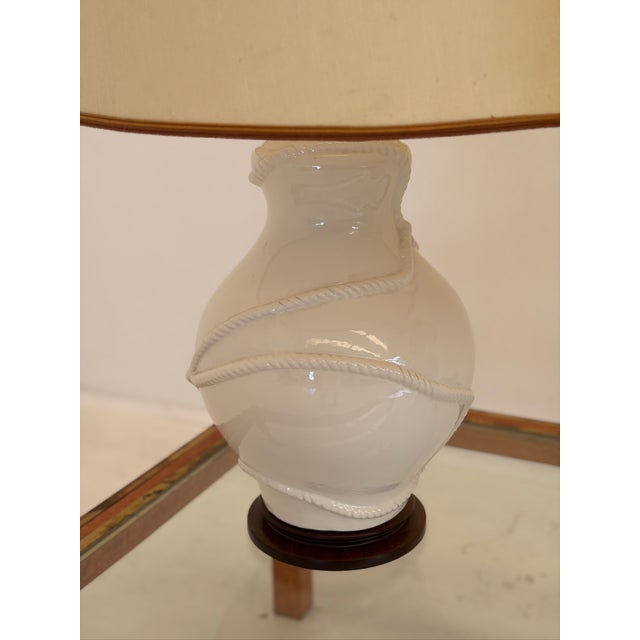 Ceramic Lamps with Naval Design, 1980s, Set of 2 For Sale - Image 6 of 8