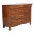 Italian antique precious mid-1600, Lombard-Piedmont chest of drawers all in massive walnut, with maple inlays, wax-...