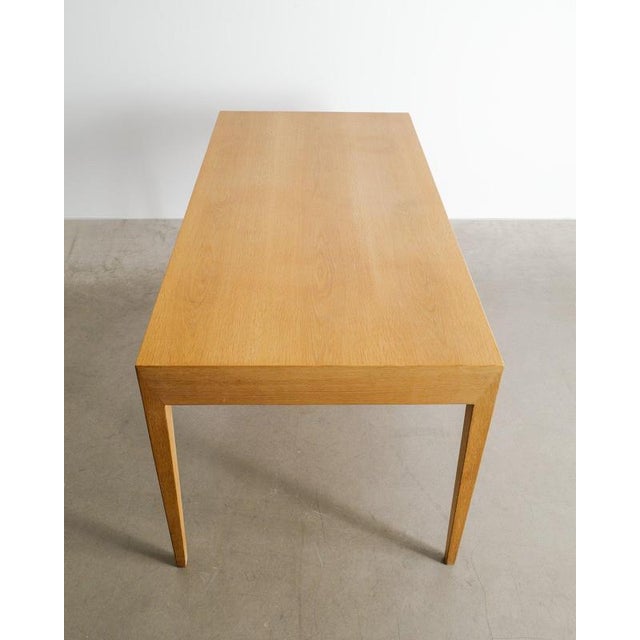 Wood Danish Mid-Century Model 36 Writing Desk with Drawers in Oak by Severin Hansen, 1960s For Sale - Image 7 of 9