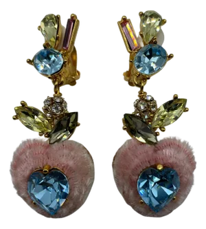 Christian Lacroix Vintage Drop Clip-on Earrings