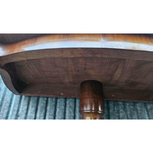 Art Nouveau Wooden Console Table For Sale - Image 3 of 9