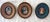 Unknown, Set of 3 Miniature Empire-Style Napoleonic Figures, 1800s, Gouache For Sale - Image 6 of 6
