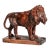 Wonderful Hand Carved Wood Antique Victorian Male Lion Statue Sculpture Home Decor Black Forest Style For Sale