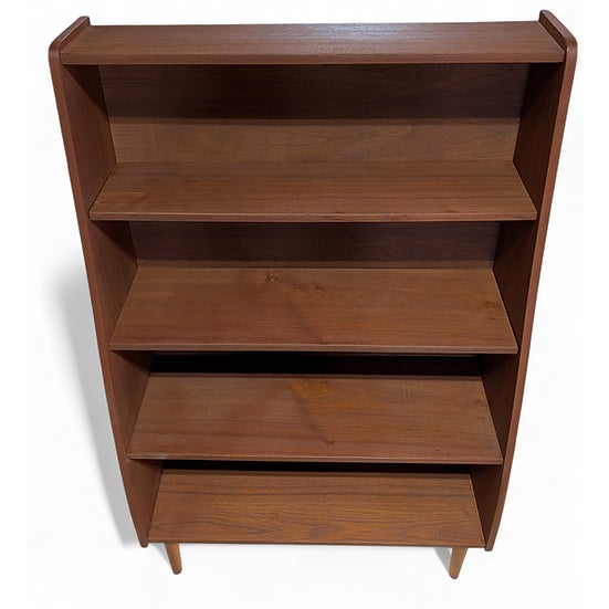 Mid-Century Modern 1950s Teak Bookcase For Sale - Image 3 of 5