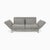 Two-Seater Sofa in Grey from Brühl For Sale - Image 15 of 15