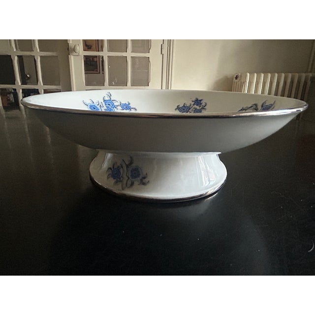 1930s Art Deco Porcelain Dishes from F. Legrand & Cie, 1930s, Set of 2 For Sale - Image 5 of 13