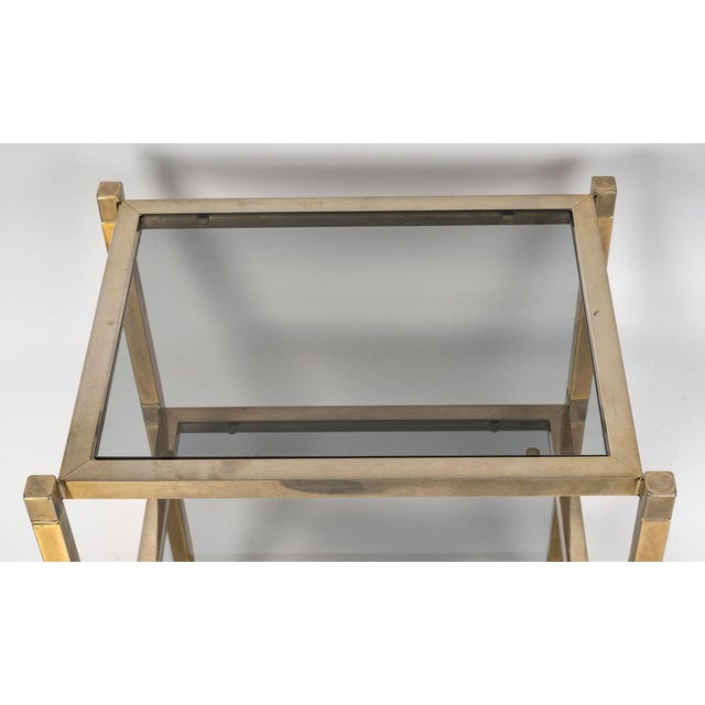 1960s Serving Trolley in Chromed Steel, 1970s For Sale - Image 5 of 6