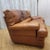 Animal Skin Vintage Italian Distressed Cognac Leather Sofa For Sale - Image 7 of 11