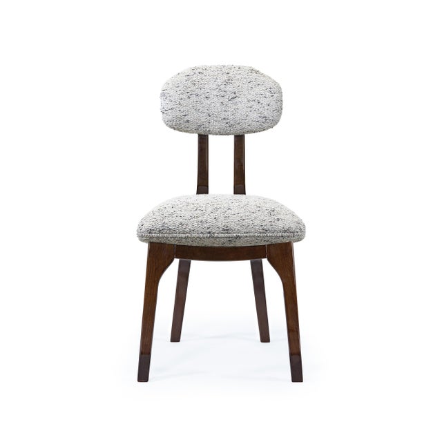 Silhouette Dining Chair in Blue Chenille from Insidherland, in New conditions. Designed from 2000 Labeled by Maker