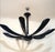 Murano Glass Nero Infinito Ceiling Light by Seguso For Sale - Image 11 of 12