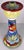 Pair Italian Hand-Painted Ceramic Candlesticks by Nino Parrucca, Whimsical For Sale - Image 9 of 13