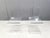 Acrylic Glass Zigzag Dining Chairs, 1980s, Set of 2, in Good conditions. Designed 1980 to 1989