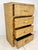 Late 20th Century Vintage Woven Caning Wrapped Rattan Tall Dresser For Sale - Image 5 of 12
