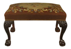 19th Century Chippendale-Style Bench