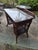 Karpen & Bros. Early 20th Century Rare Signed Karpen Furniture Arts & Crafts Woven Reed Desk & Chair For Sale - Image 4 of 14