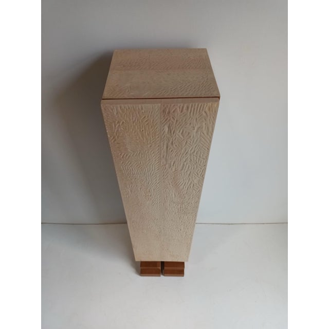 Wood Mayan Totem Sculpted Cabinet by Pietro Meccani for Meccani Design For Sale - Image 7 of 14