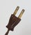 Mid-Century Modern Ceramic and Walnut Lamp For Sale - Image 12 of 12