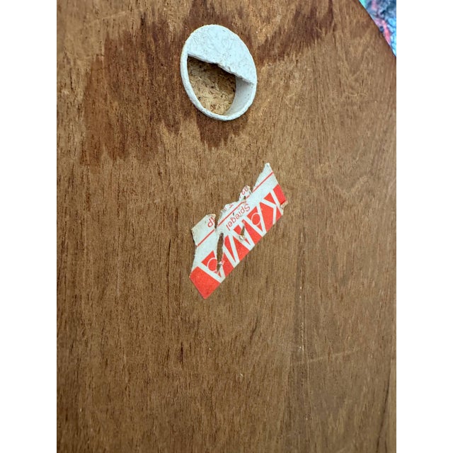 1960s Danish Teak Round Wall Mirror Mid-Century Modern 1960s For Sale - Image 5 of 10