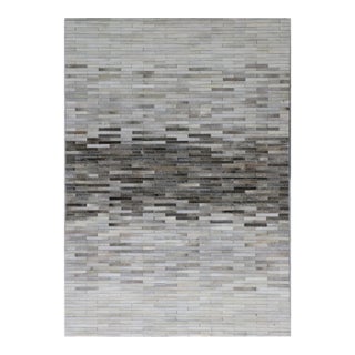 Galaxy Cowhide Silver Area Rug, 8' 0'' X 10' 0'' For Sale