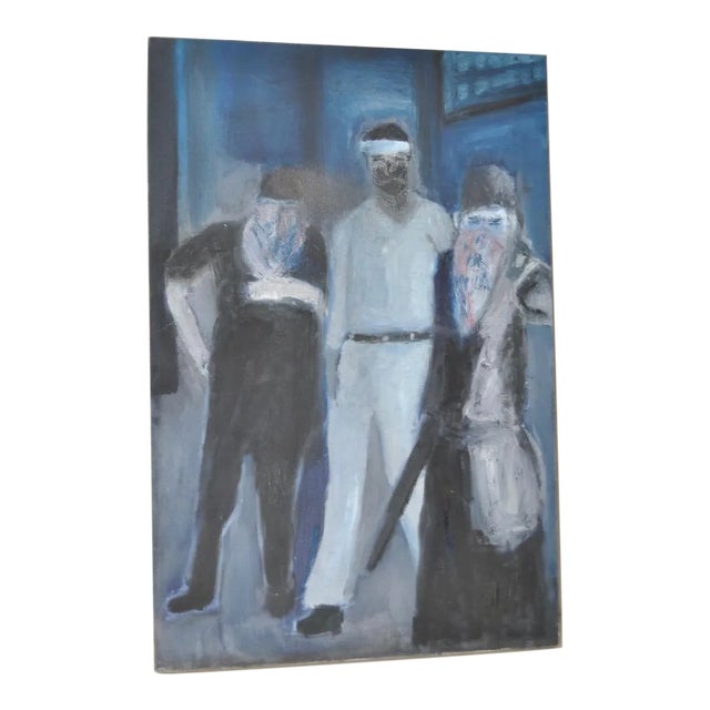 C.1996 Arthur J. Krakower Oil Painting For Sale