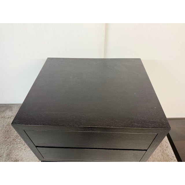 Furniturologie Brooklyn Ebony Oak Wood Nightstand For Sale In San Francisco - Image 6 of 12