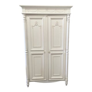 White Shabby Chic Armoire For Sale