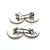 Traditional 1990s Pair of Tiffany & Co Estate Cufflinks Silver For Sale - Image 3 of 6
