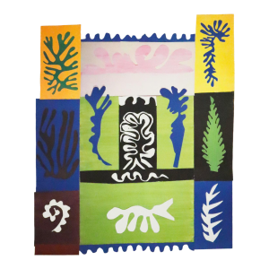 1947 Matisse Poster, Paper Cut-Outs - Amphitrite (1995 Re-Issue)