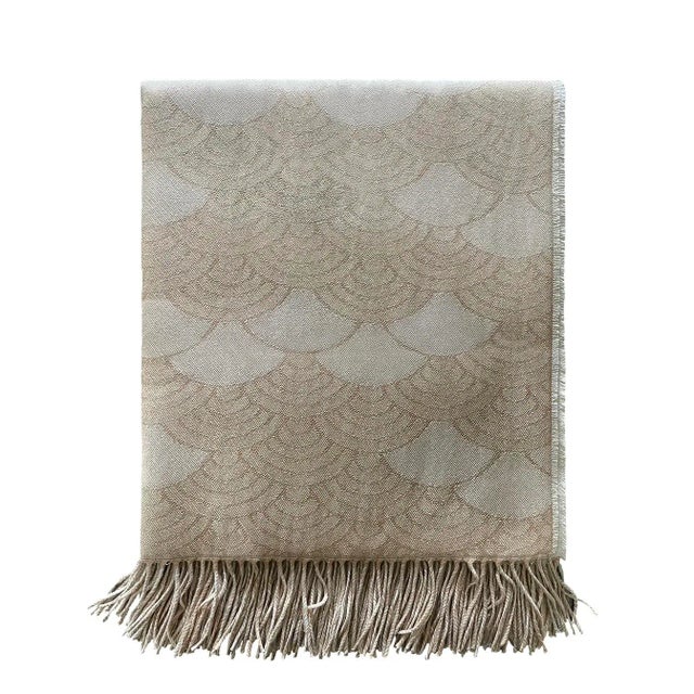 Contemporary Lurex Plaid by Chiara Mennini for Midsummer-Milano For Sale - Image 3 of 4