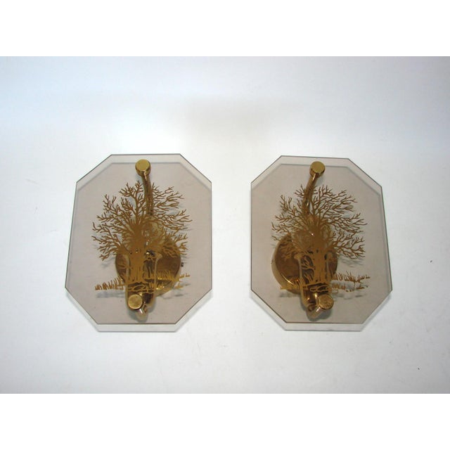 Brass Wall Sconce, 1980s For Sale - Image 6 of 6