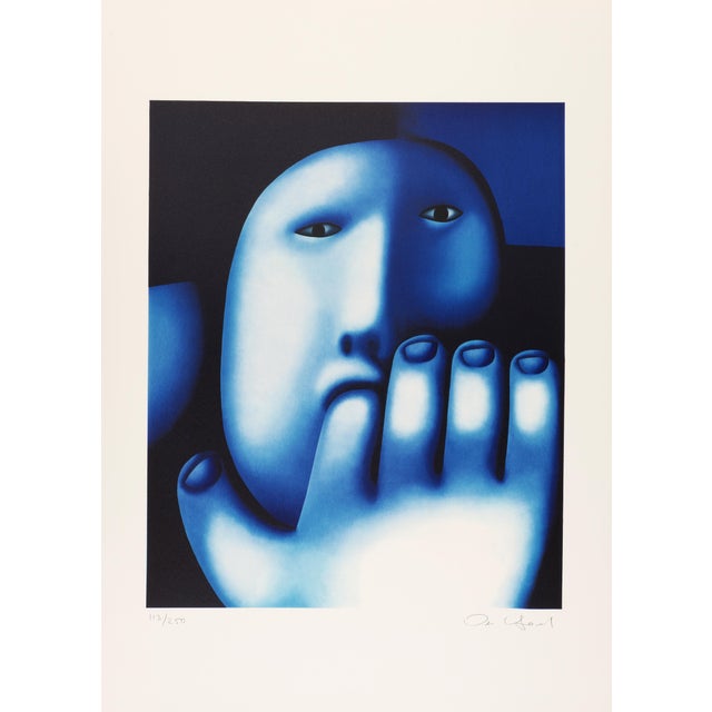 Oleg Tselkov, Composition for the Olympic Games, 1992, Lithograph For Sale