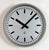Metal Vintage Industrial Station Wall Clock from TCW, 1960 For Sale - Image 7 of 18