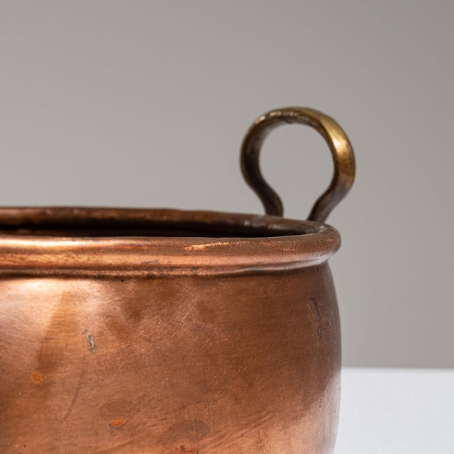 19th Century Belgium Terra Cotta Copper Serving Piece For Sale - Image 14 of 15