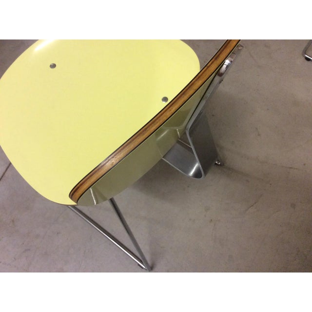 Yellow Dining Chairs, 1950s, Set of 4 For Sale - Image 8 of 15