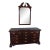 Thomasville Cherry Collection Georgian Style Dresser and Mirror For Sale