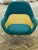 Pre-owned Steelcase Sw_1 Mid Back Lounge Chair Blue fabric with Yellow mesh, and a 4 star Polished Aluminum Base. Features...