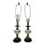 Currey & Company Table Lamps – Brass With Ivory Mosaic Inlay - a Pair For Sale