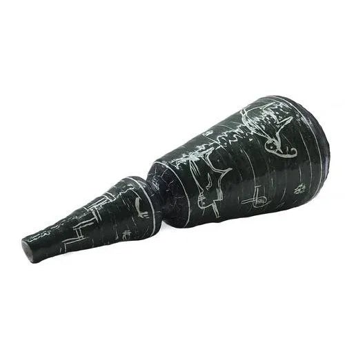 1950s Enameled Terracotta Bottle by G. Brunitto, 1950s For Sale - Image 5 of 10