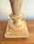 Stone Midcentury Banded Marble Art Deco Table Lamp, Rewired For Sale - Image 7 of 8